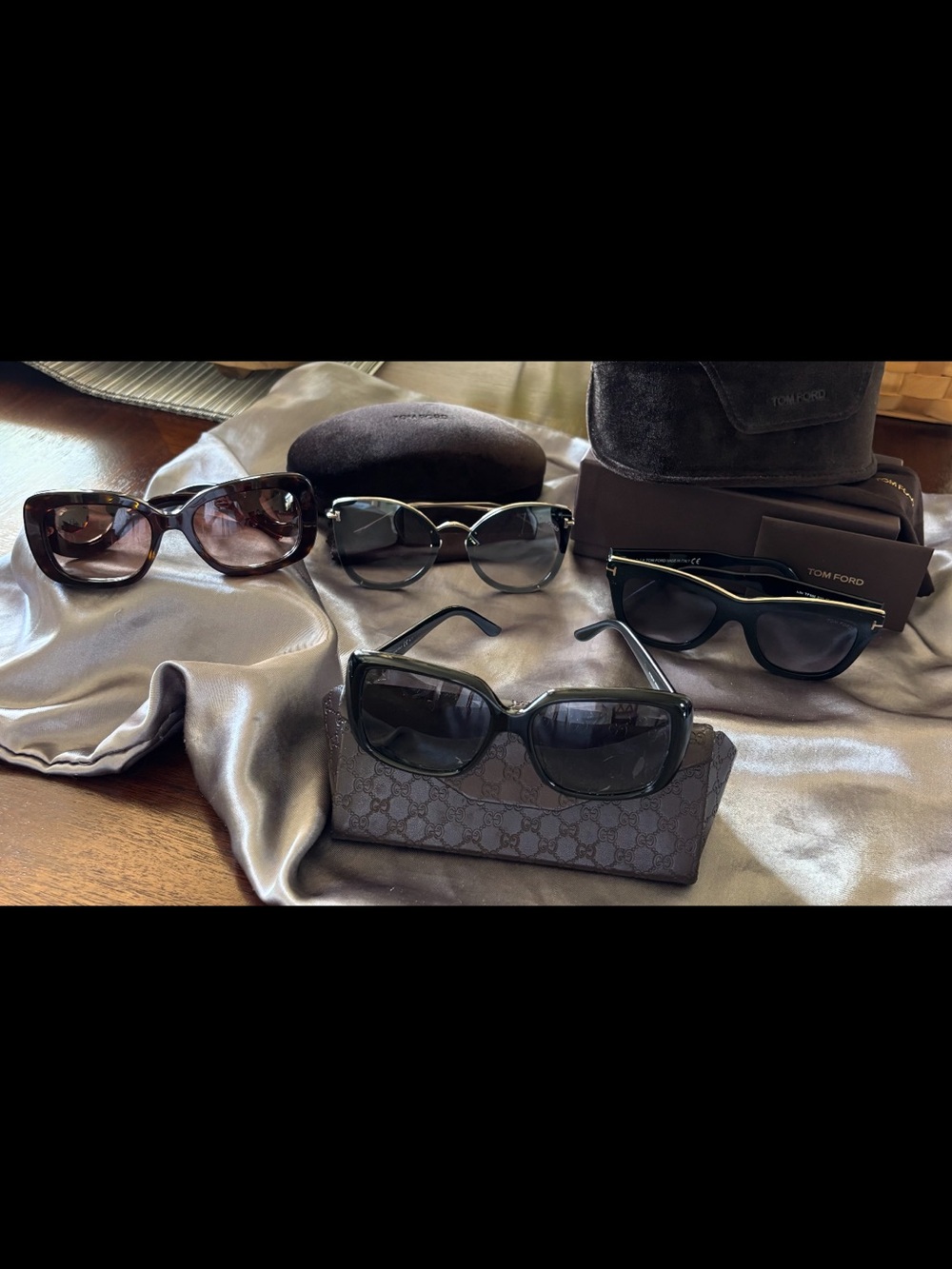 Tom Ford (2 pairs) Gucci and Prada Women's Sunglasses
